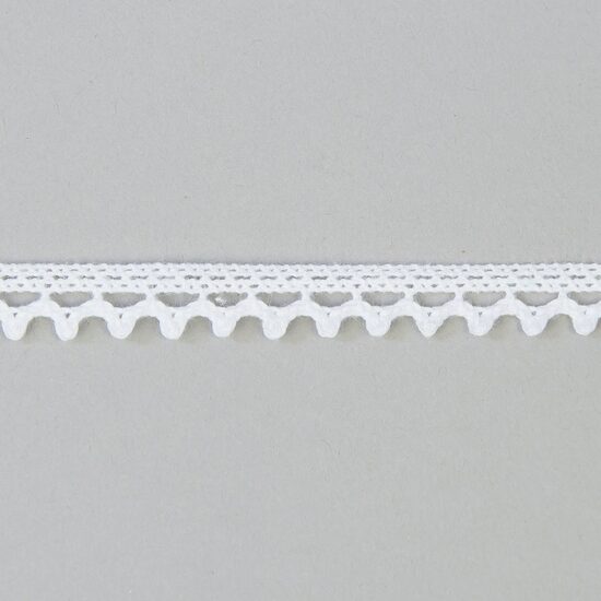 Mežģīnes 10mmx5 m white