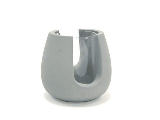 Cement Pot - Vase  Pot dimensions H 13,5cm Q 6cm Vase dimensions H 12cm Q 4cm